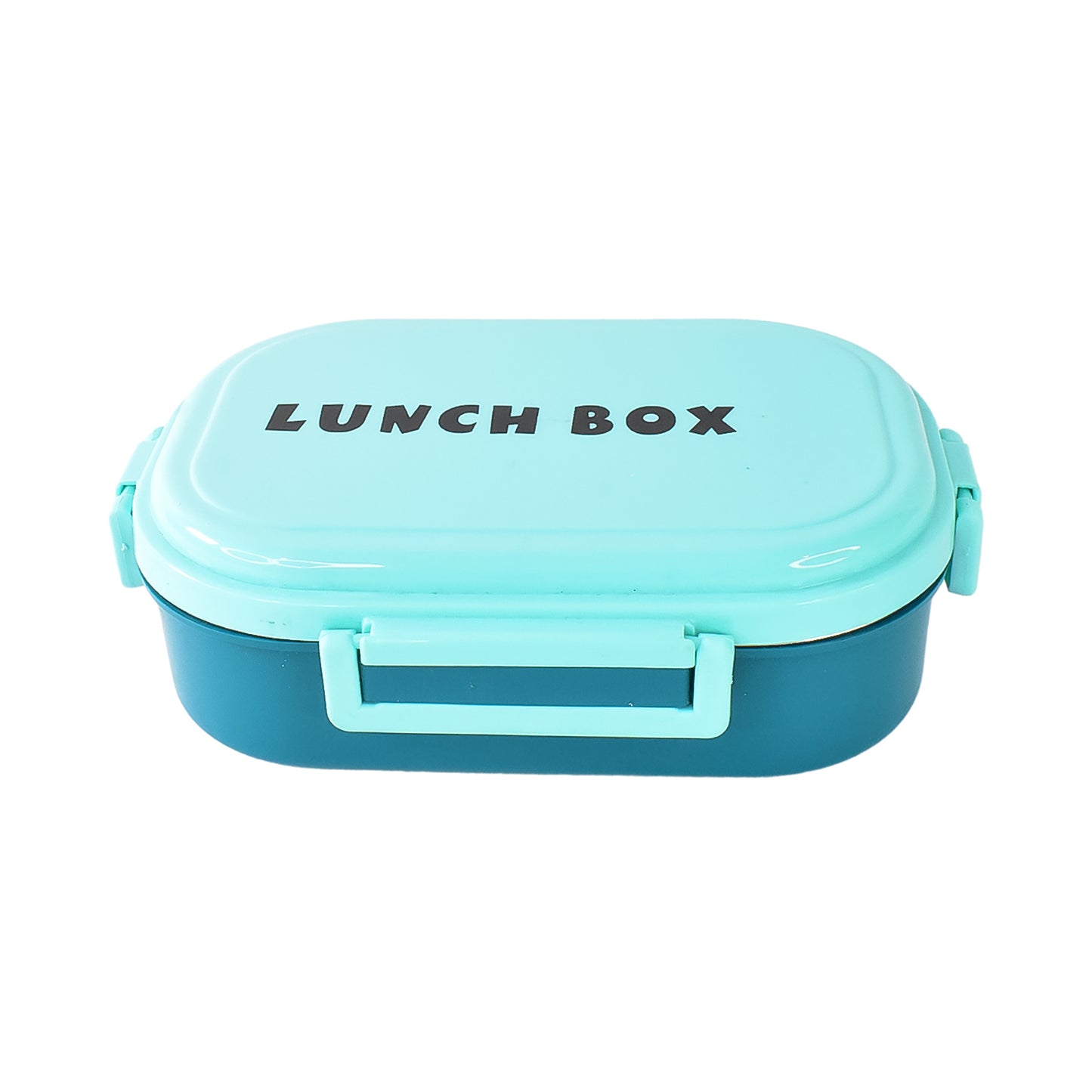 Wukusy 3-in-1 Spicy Bite stainless steel lunch box with plastic small box and spoon, ideal for home and kitchen use.