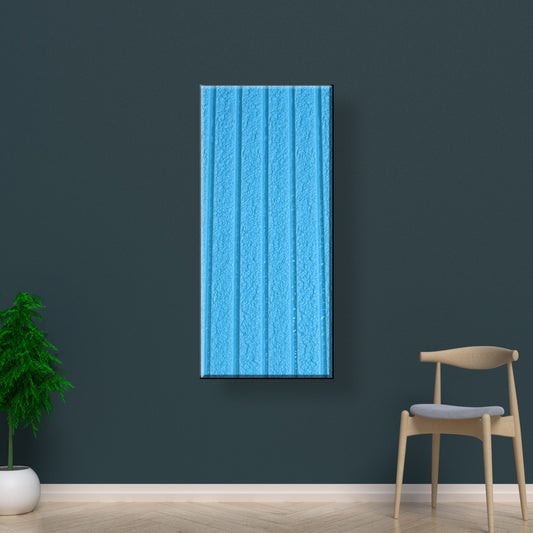 Wukusy 3D adhesive wallpaper for living room, mix color, self-adhesive wall decor, 60x30 cm, single piece, home interior design.