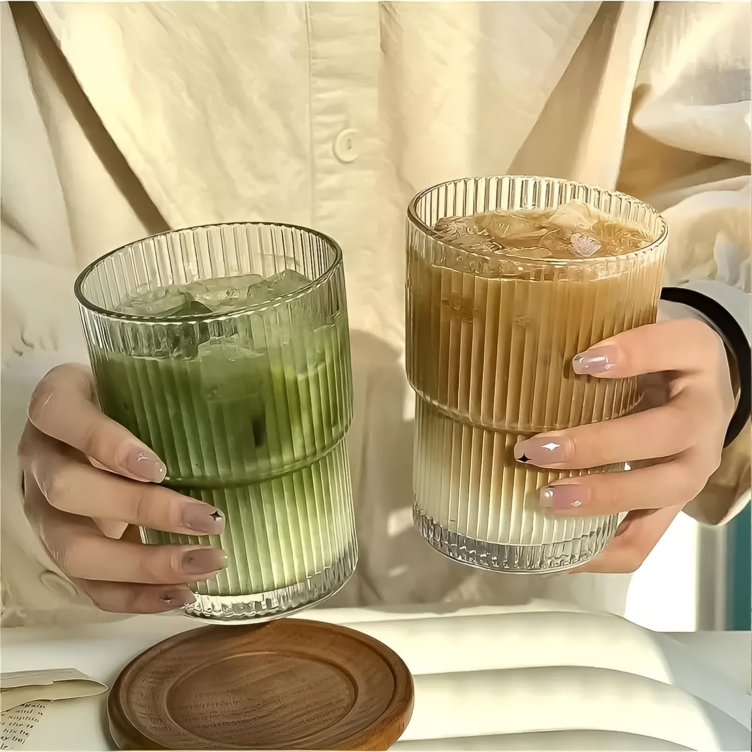 Wukusy Monaco 450ml transparent plastic cup for home and kitchen use, shown with a clear, durable design