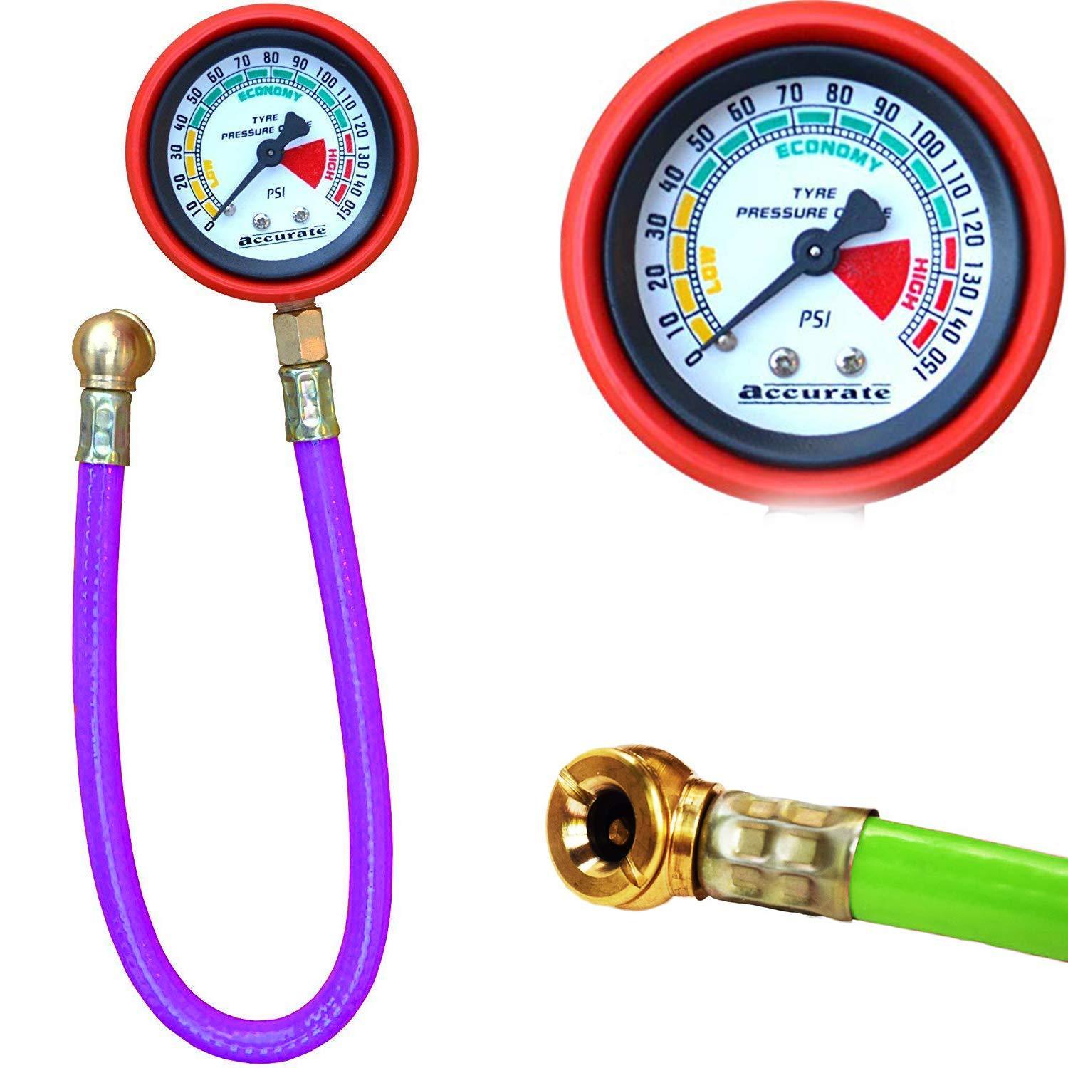 Wukusy heavy-duty tire inflator gauge and air compressor accessories for home and kitchen use.