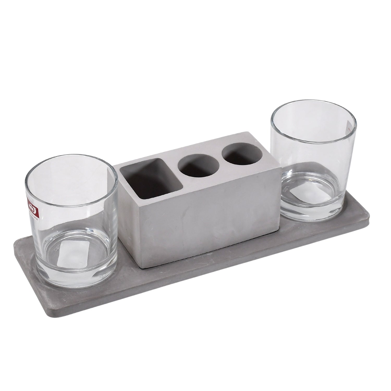 Wukusy 5223 2-wine glass marble holder with attractive design, ideal for hotel and cafe home and kitchen use.