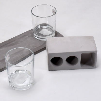 Wukusy 5223 2-wine glass marble holder with attractive design, ideal for hotel and cafe home and kitchen use.