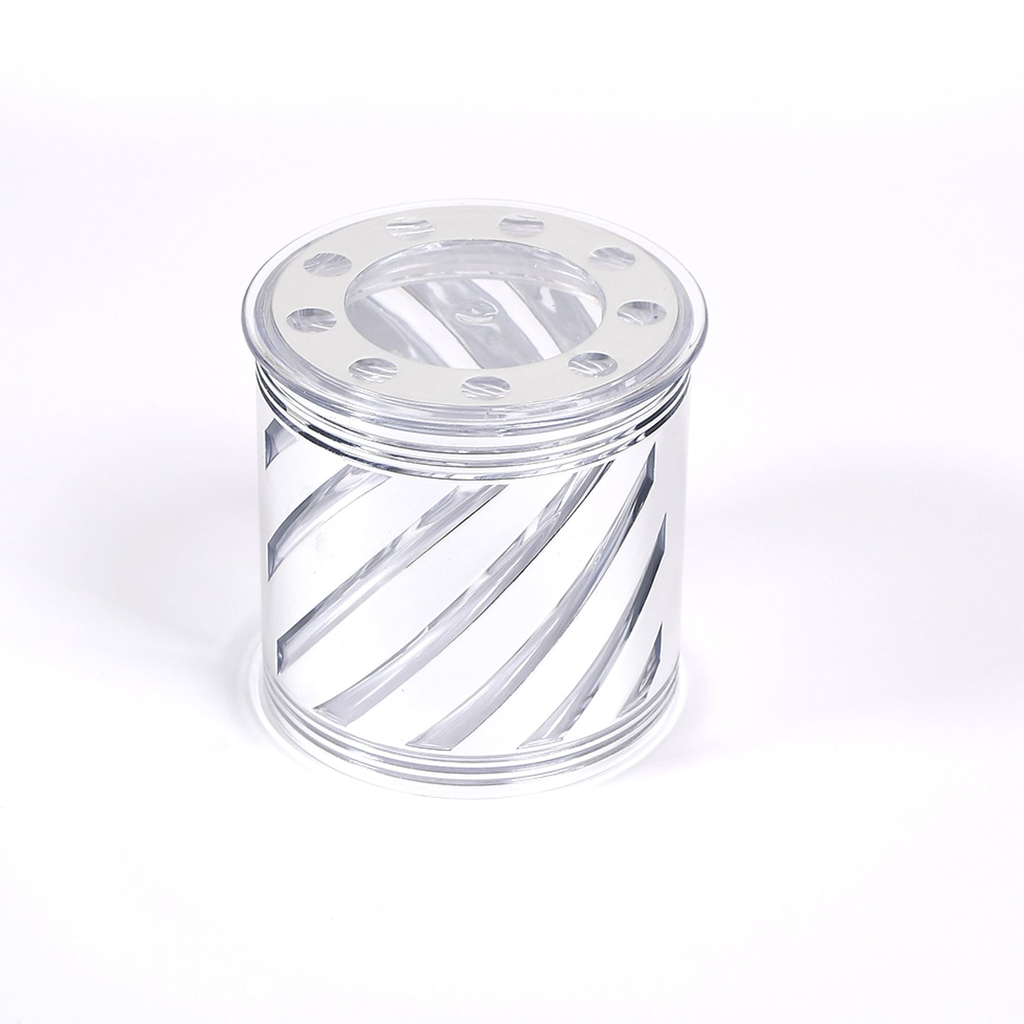 Wukusy dry fruit container, 750ml airtight storage box for kitchen and home use, transparent plastic with lid.