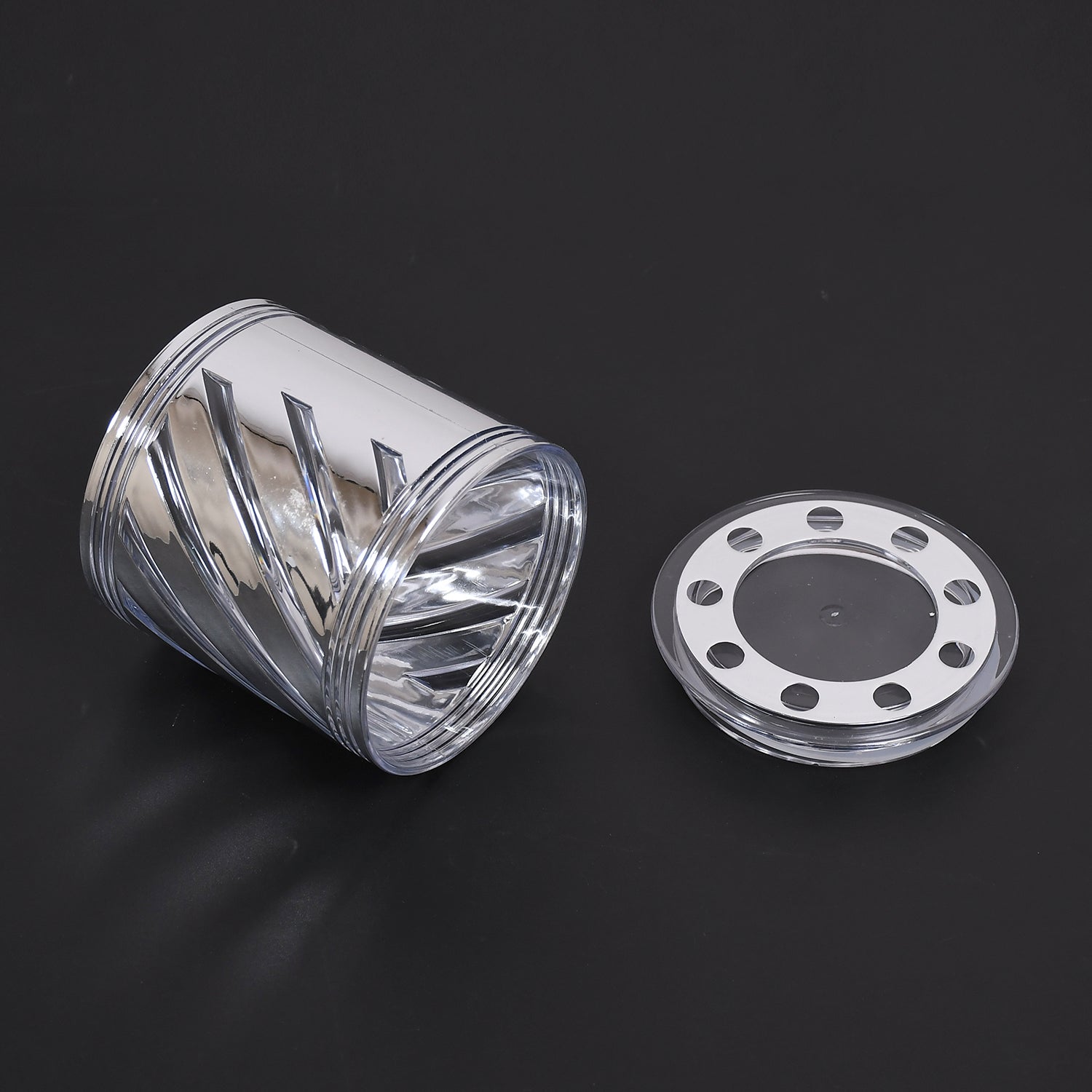 Wukusy 750ml dry fruit container and storage box, airtight kitchen storage for home use, clear plastic with lid.