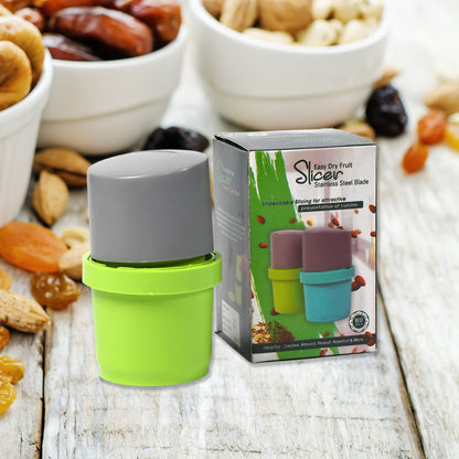 Wukusy 5333 multi-purpose plastic dry fruit, paper mill, chocolate, and butter slicer with 3-in-1 blade, multicolor kitchen tool