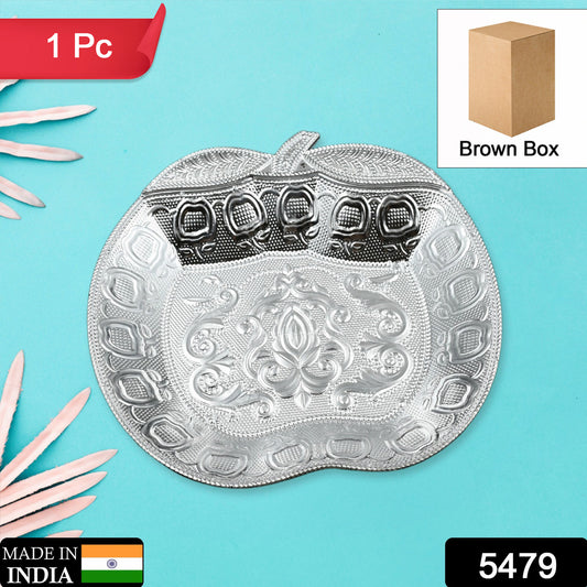 Wukusy decorative Mukhwas serving tray with ornate design, perfect for dry fruits, candies, and snacks in a home kitchen setting.