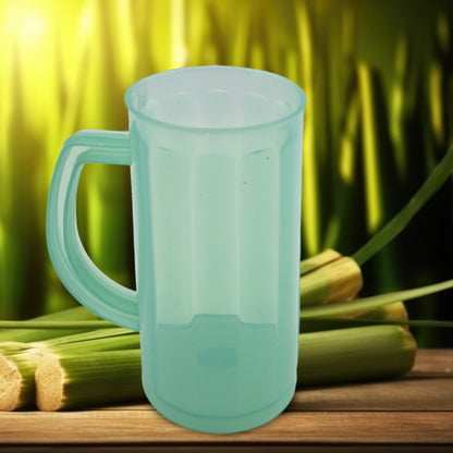 Wukusy plastic coffee mug with handle, dishwasher safe, ideal for drinking coffee and beverages at home, office, or kitchen.