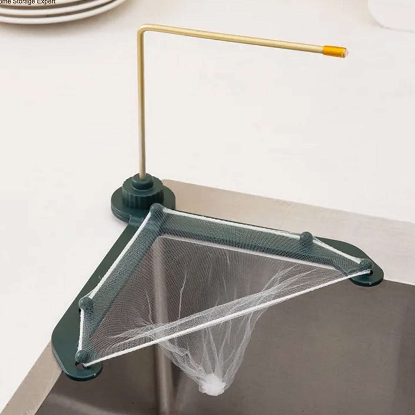 Wukusy kitchen sink filter basket with mesh strainer for food residue, hair, and paper scraps, practical kitchen sink drainer.