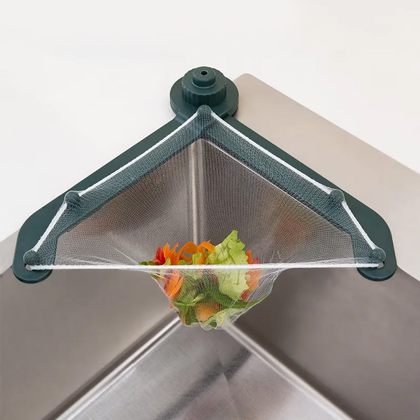 Wukusy kitchen sink filter basket for food residue, hair, and paper scraps, practical sink strainer and drainer for kitchen use.