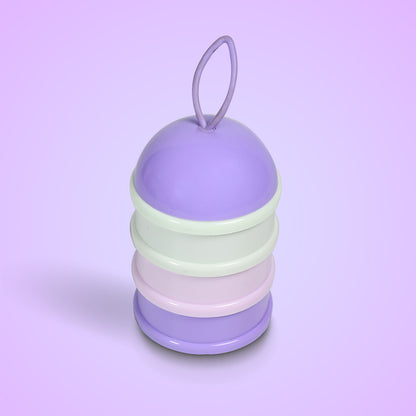 Wukusy 3-layer green lunch box with liquid food container and unique design, suitable for home and kitchen use.