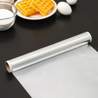 Wukusy food-grade aluminum foil roll, heavy-duty non-stick thick aluminum foil sheet for baking and grilling, 72 meters long.