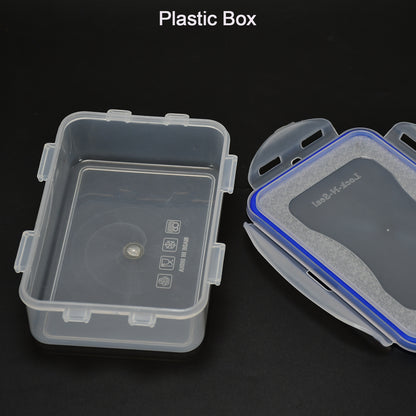 Wukusy 7070 multipurpose airtight lunch box with 4-side lock and small square container for food storage in home and kitchen.