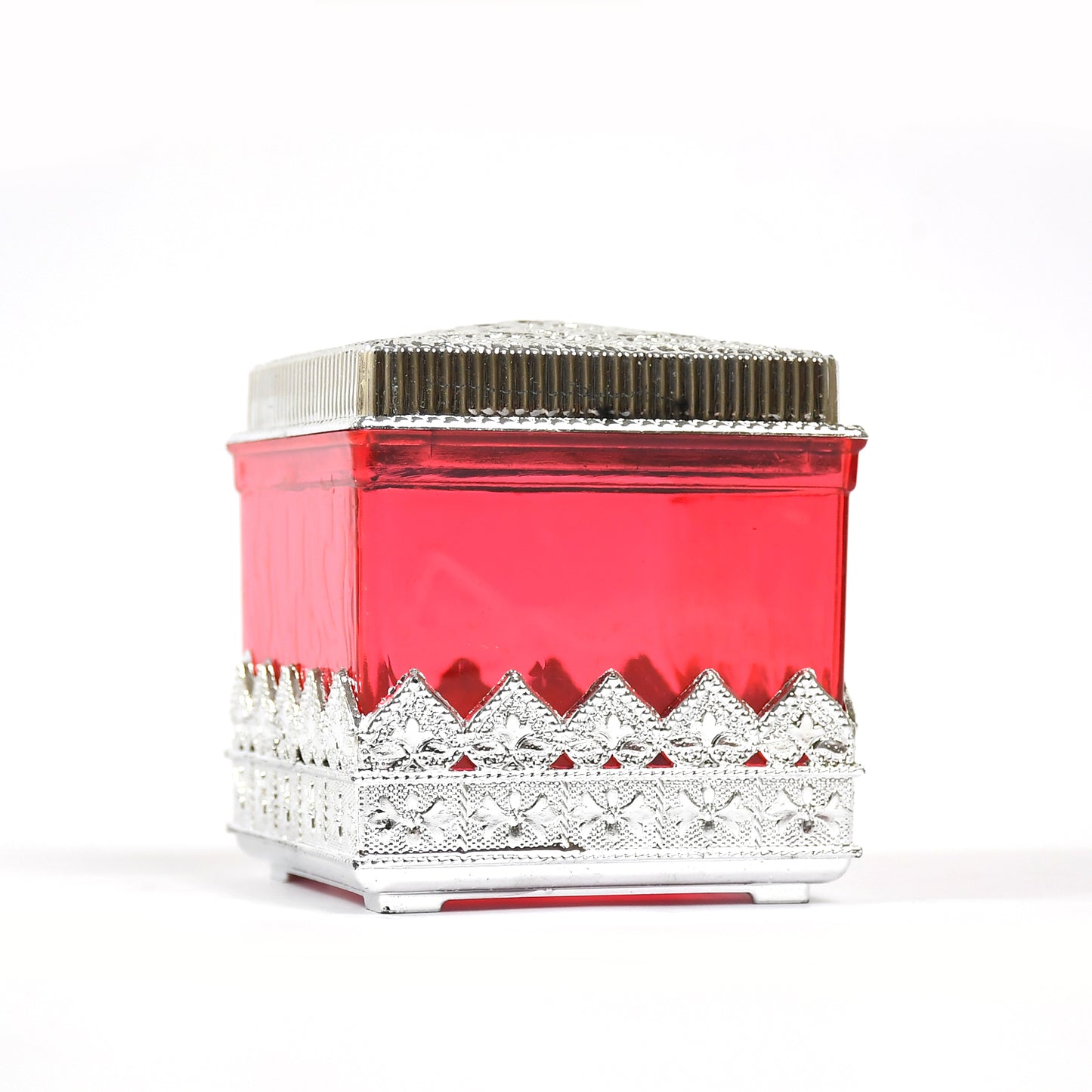 Wukusy Ruby dry fruit storage container with attractive design for home use and gifting, ideal for kitchen storage.