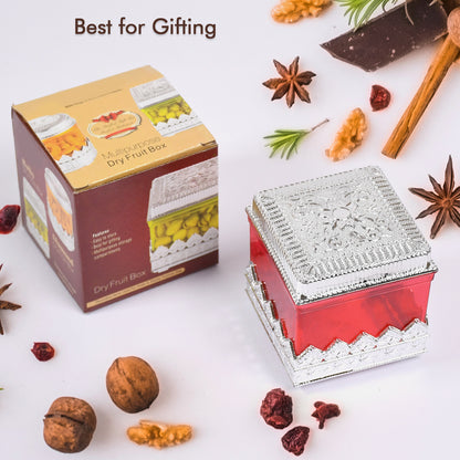 Wukusy Ruby dry fruit storage container with attractive design, ideal for home use and gifting in kitchen storage solutions.