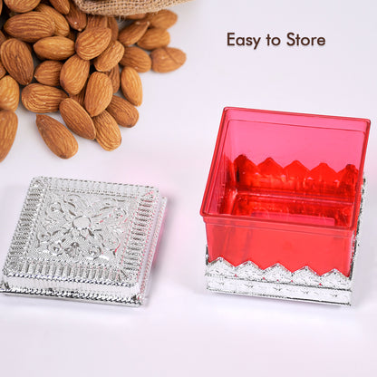 Wukusy Ruby dry fruit storage container with attractive design, ideal for home use, gifting, and kitchen organization.