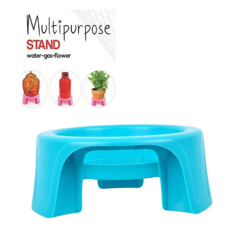 Wukusy 732 multipurpose unbreakable plastic Matka stand and pot stand for home and kitchen use.