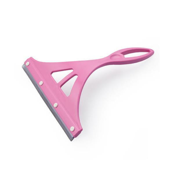 Multicolor plastic glass and kitchen platform wiper by Wukusy for cleaning glass surfaces and kitchen countertops.
