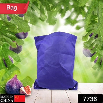 Wukusy reusable small grocery shopping bag without handles, eco-friendly and compact for eco-conscious home and kitchen use.