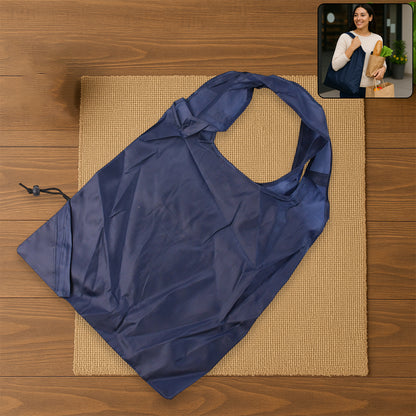 Wukusy reusable grocery bags with handles, foldable and washable shopping bags for eco-friendly home and kitchen use