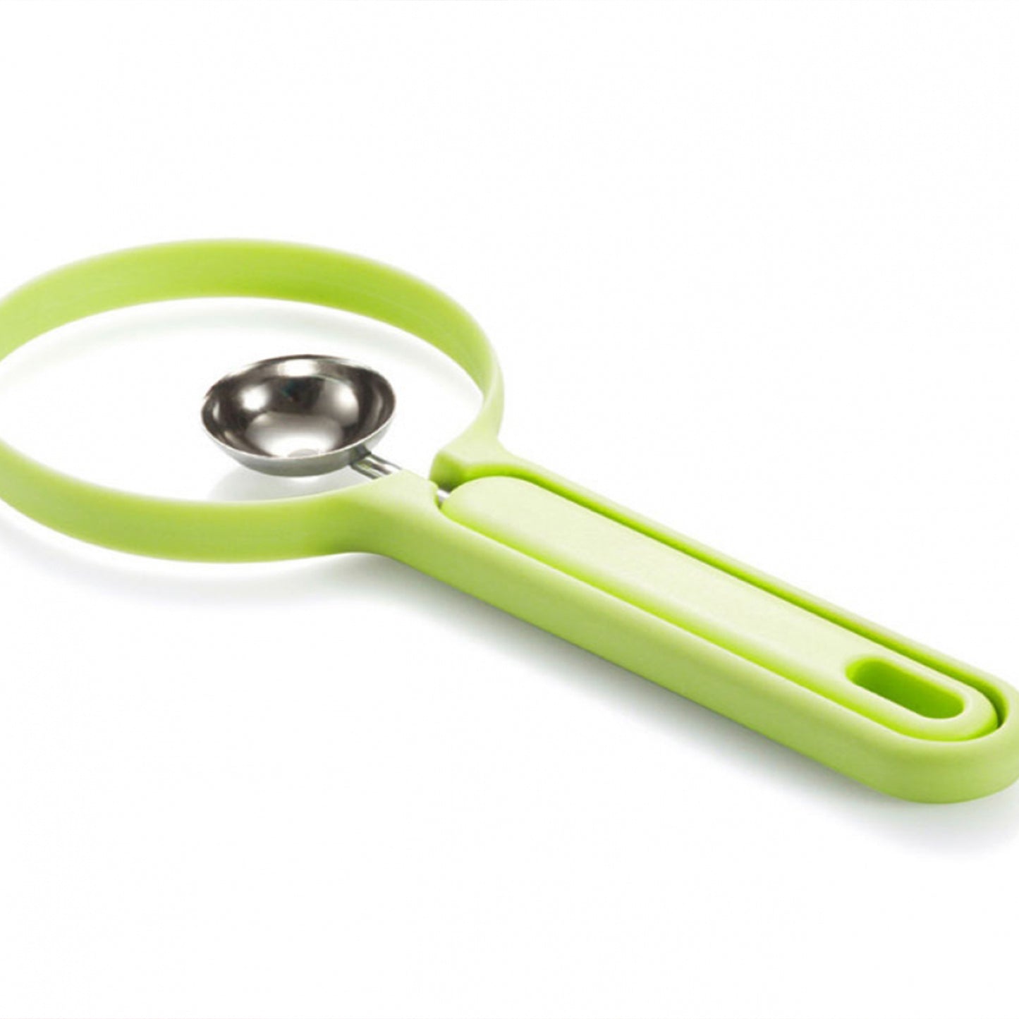 Wukusy 2-in-1 kitchen tool with soft fruit peeler and baller for avocados, papayas, watermelons, and honey dew.