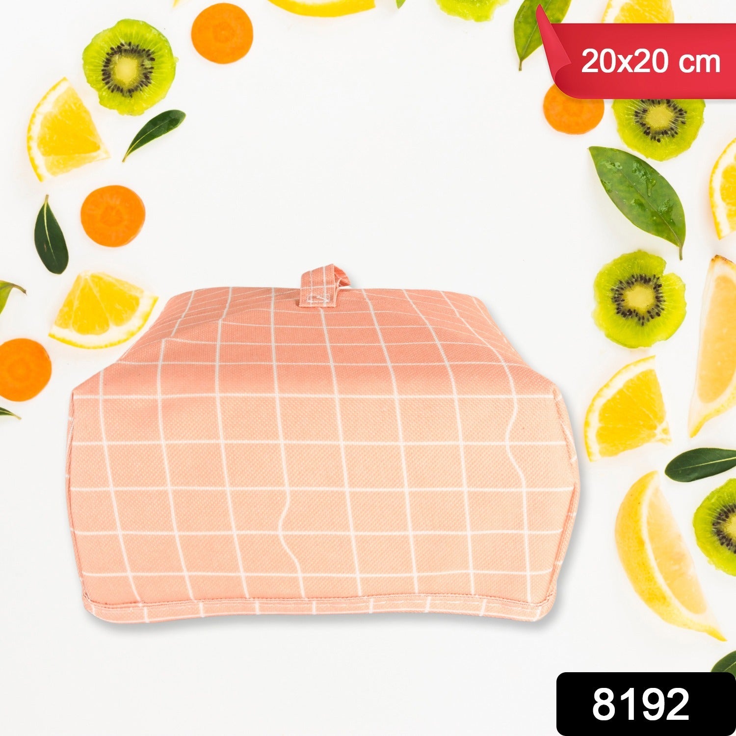 Foldable Wukusy food cover, 20x20 cm, anti-dust and mosquito-proof kitchen lid for hot dishes and food insulation.