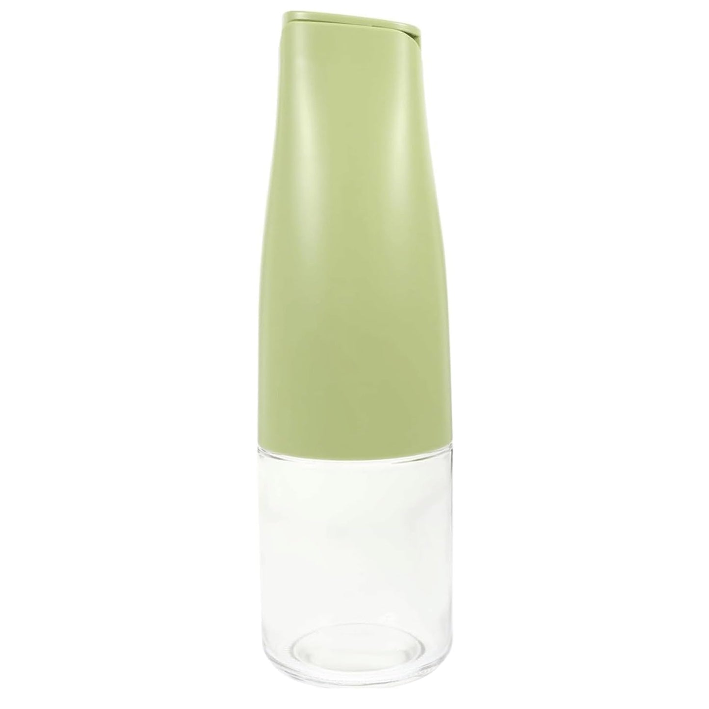 Wukusy 500ml glass oil dispenser with automatic open lid, ideal for cooking, grilling, and frying in the kitchen.