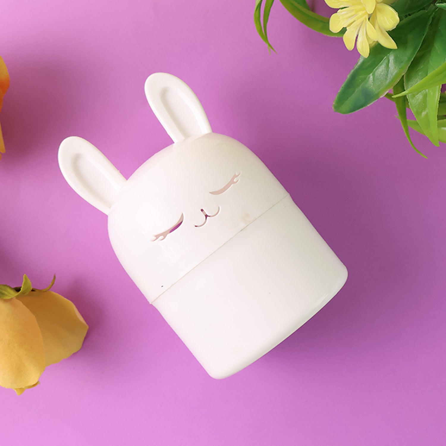 Wukusy adorable bunny-shaped multipurpose kitchen storage box for organizing kitchen essentials and utensils.