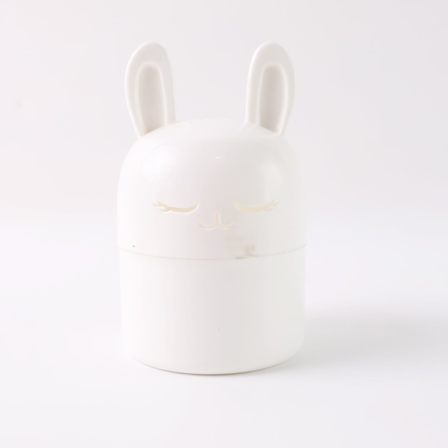 Wukusy adorable bunny-shaped kitchen storage box for organizing utensils, snacks, or small items in home and kitchen use.