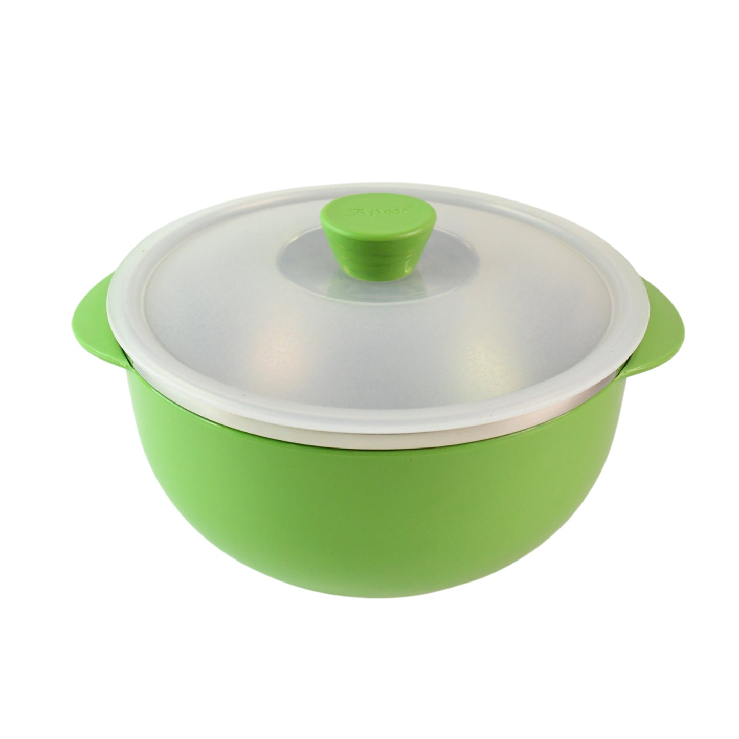 Wukusy Apex 2200ml microwave-safe plastic serving bowl with lid, suitable for home and kitchen food storage and serving.
