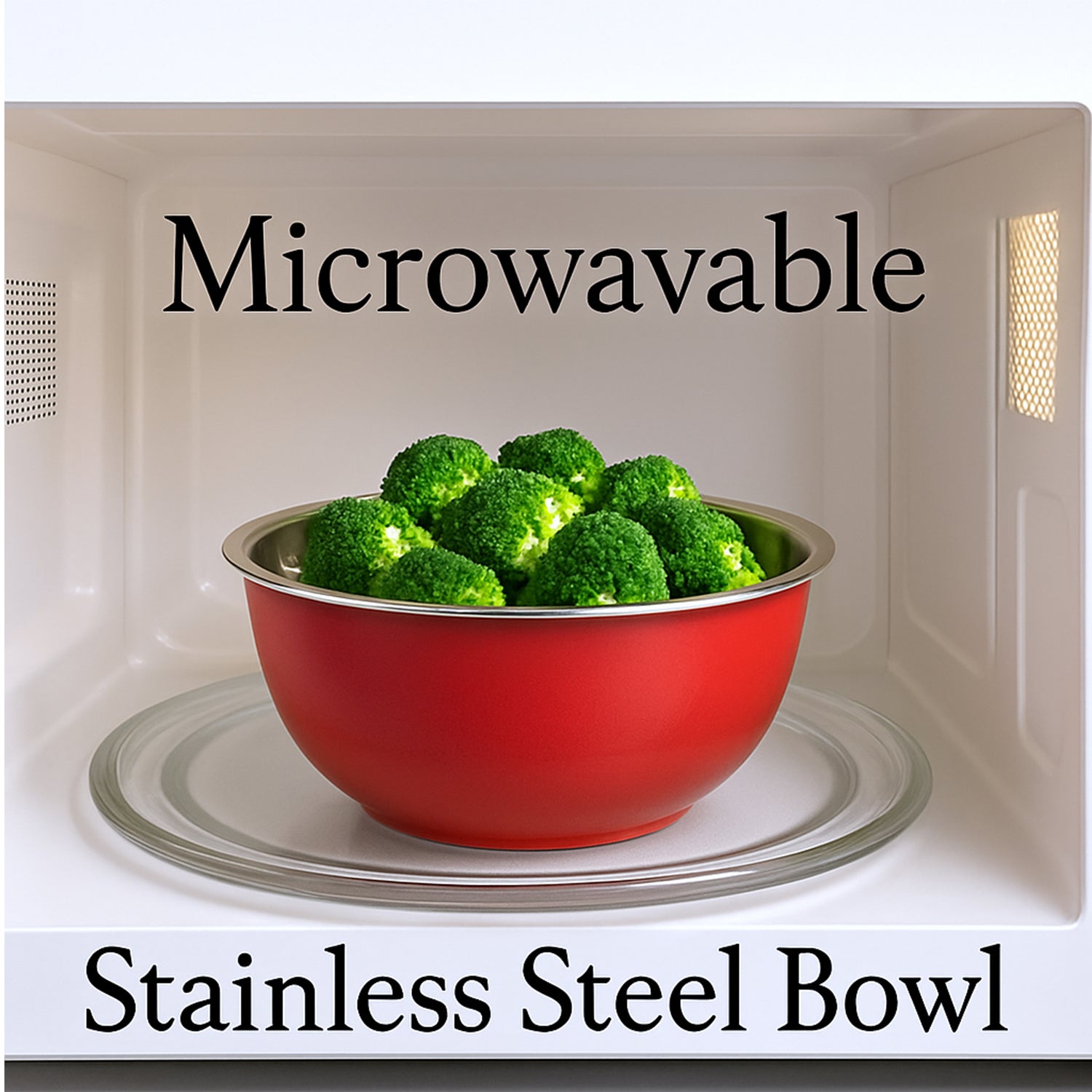 Wukusy Apex 2200ml microwave-safe plastic serving bowl with lid, ideal for kitchen use and food storage.