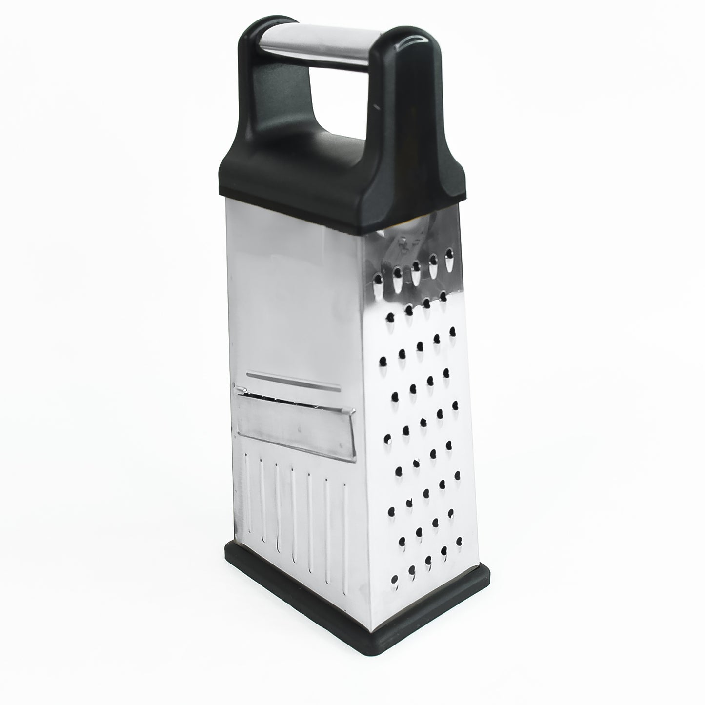 Wukusy Apex 5-in-1 stainless steel multipurpose slicer and grater for home and kitchen use, featuring various blades and sharp edges.