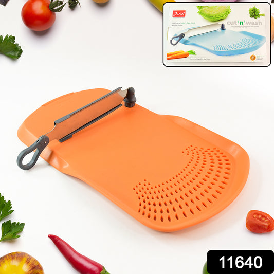 Wukusy Apex Cut N Wash multipurpose cutting board set for home and kitchen use, durable and easy to clean.