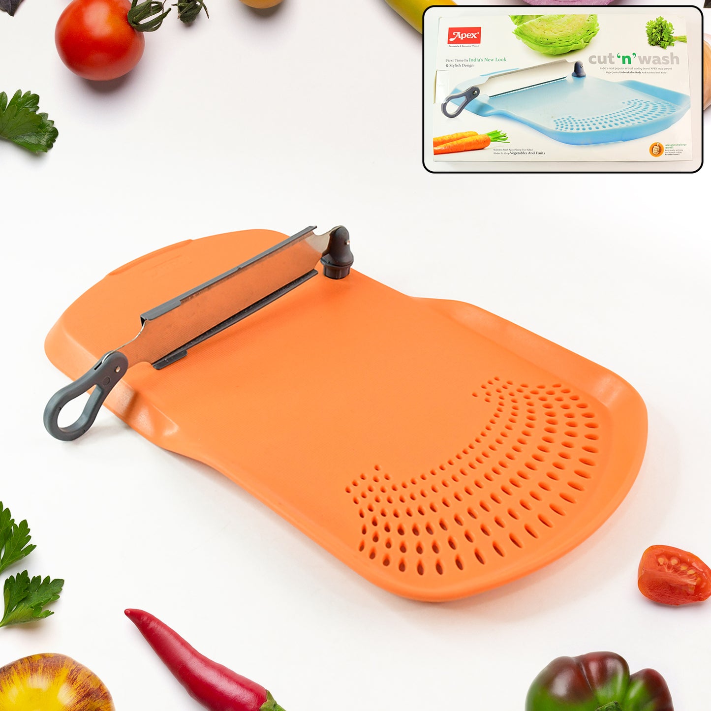 Wukusy Apex Cut N Wash multipurpose cutting board set for home and kitchen use, durable and easy to clean.