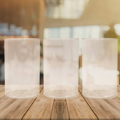 Wukusy Apex Everyday plastic glass set with 6 lightweight, unbreakable glasses for home and kitchen use.