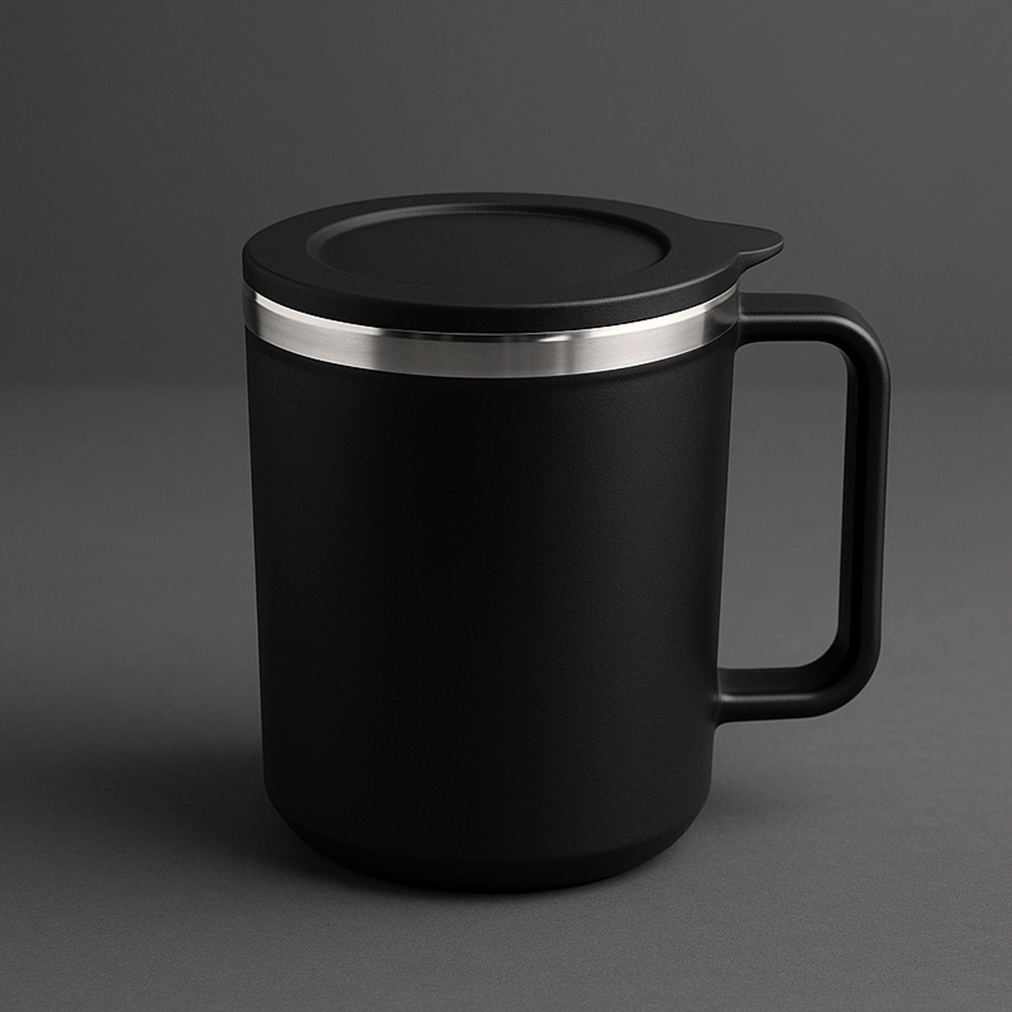 Wukusy Apex Happy Mug, approx 400ml, ceramic kitchen mug with a cheerful design for home use.