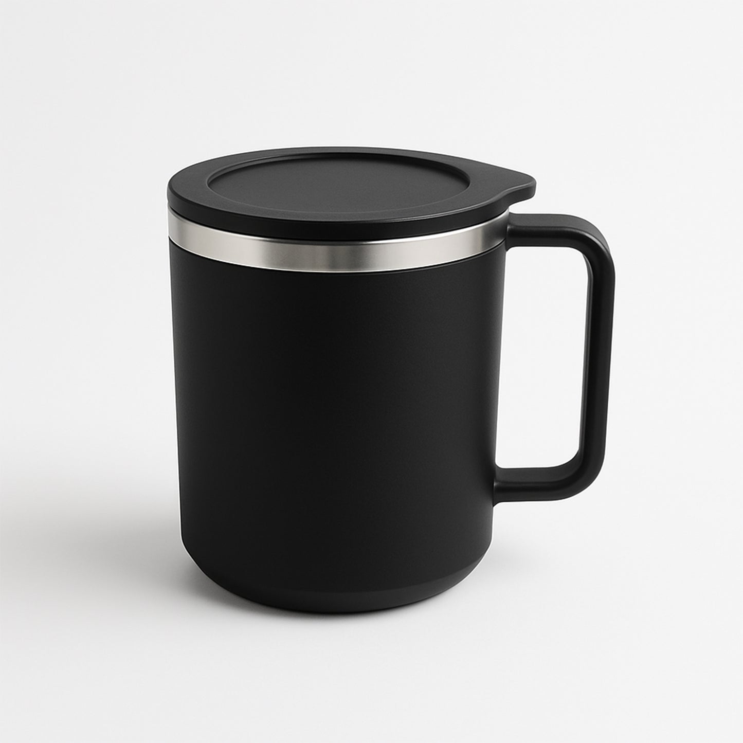 Wukusy Apex Happy Mug, 400ml ceramic coffee mug with a cheerful design, perfect for home and kitchen use.