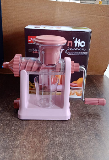 Wukusy Apex heavy-duty manual hand juicer machine set for home and kitchen use, featuring durable construction and easy operation.