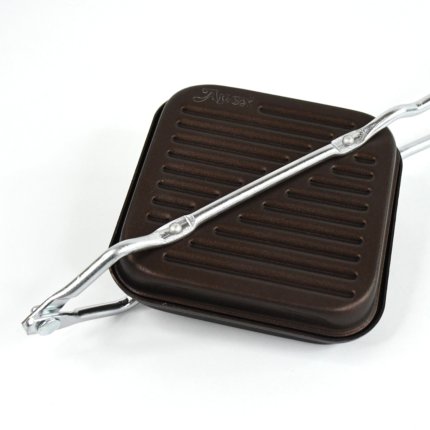 Wukusy Apex heavy gauge aluminium grill sandwich toaster for home and kitchen use, with non-stick plates and compact design