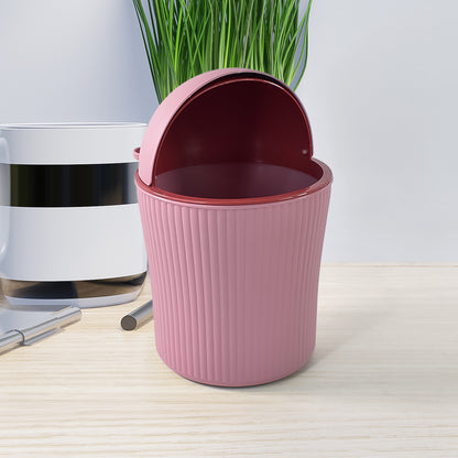 Wukusy Apex Mini Tabletop Dustbin, 1200ml capacity, in mix color, suitable for home and kitchen use.