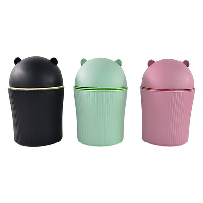 Wukusy Apex Mini Tabletop Dustbin, 1200ml capacity, in mixed colors, suitable for home and kitchen use.