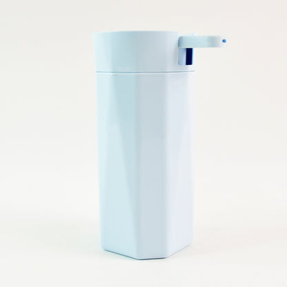 Wukusy Apex Push It soap dispenser in white, 300ml capacity, for kitchen or bathroom use, with a push pump mechanism and sleek design.