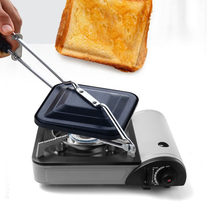 Wukusy Apex Regular non-stick flame-based sandwich toaster for home use, with grill plates and compact design.
