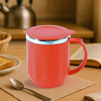 Wukusy Apex stainless steel insulated mug, 350ml, with a sleek design for hot and cold beverages in home and kitchen settings.