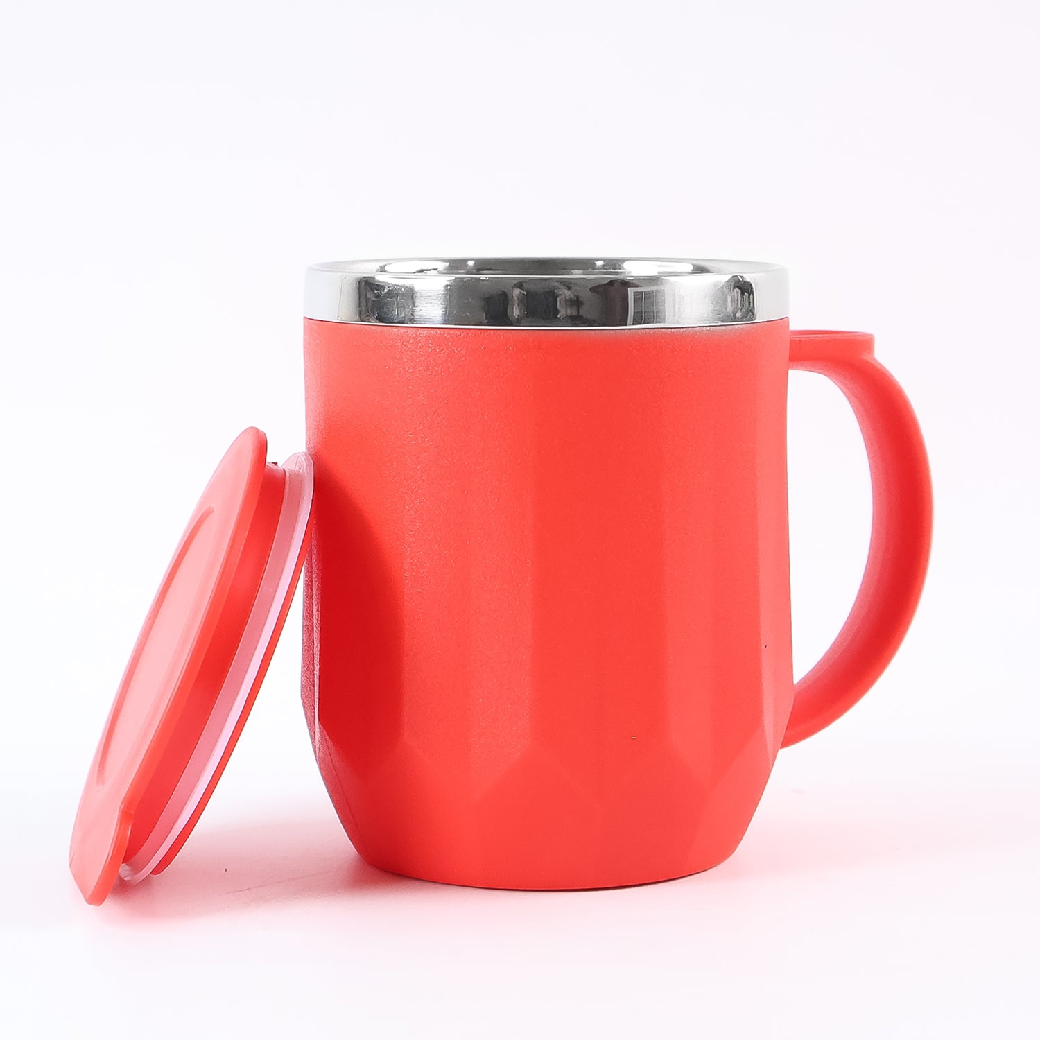 Wukusy Apex stainless steel insulated mug in 350ml size, featuring a sleek design for hot and cold beverages.