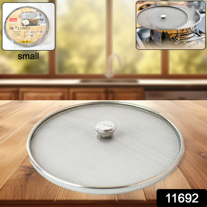 Wukusy Apex stainless steel mesh net cover for cooking, 1 piece, for kitchen use, with fine mesh for food protection