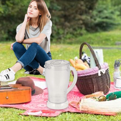 Unbreakable Wukusy Apex Lemon Jug in 1200ml with a clear handle, perfect for home and kitchen use.