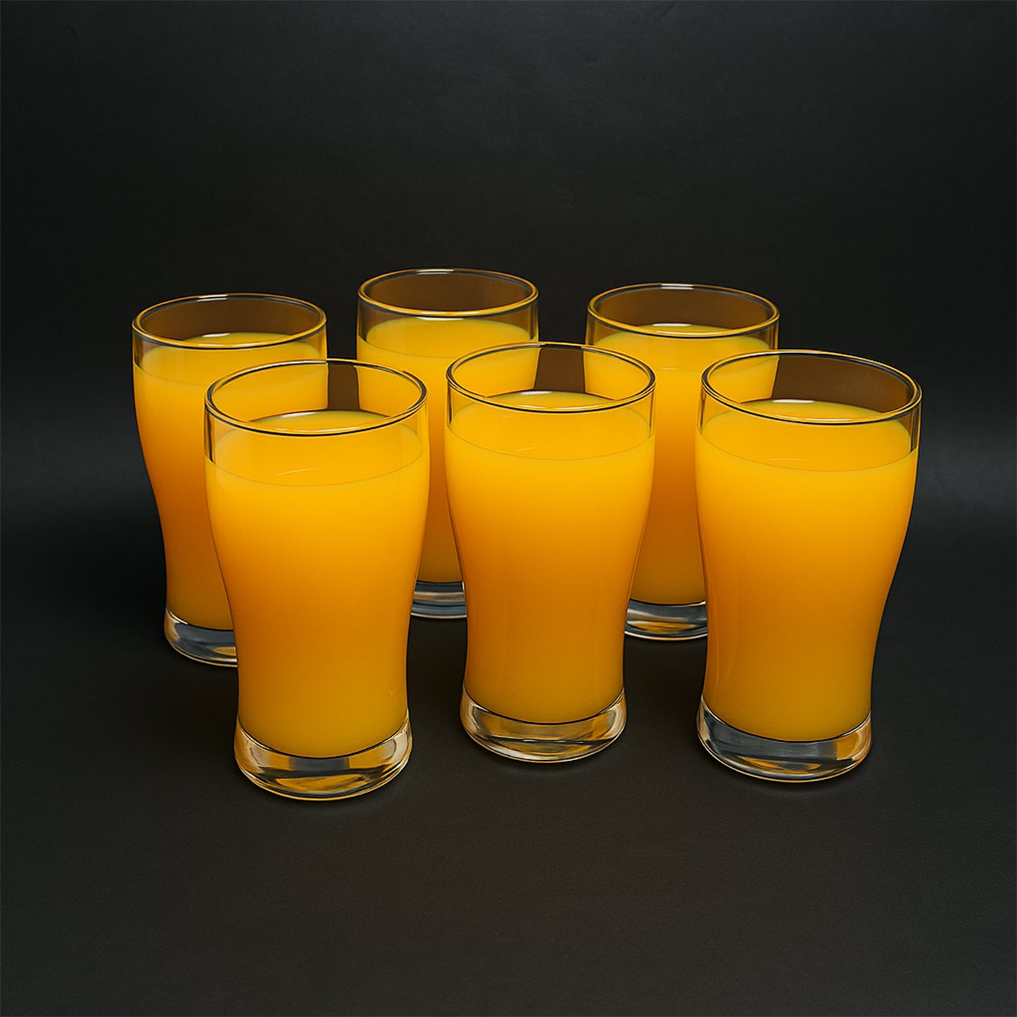 Wukusy Apex Vista unbreakable glass pitcher set with six 350ml glasses, ideal for home and kitchen use.