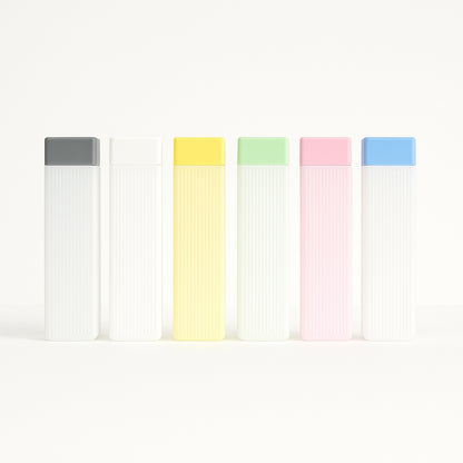 Six BPA plastic leakproof hydration water bottles by Wukusy, suitable for home and kitchen use, arranged in a set.