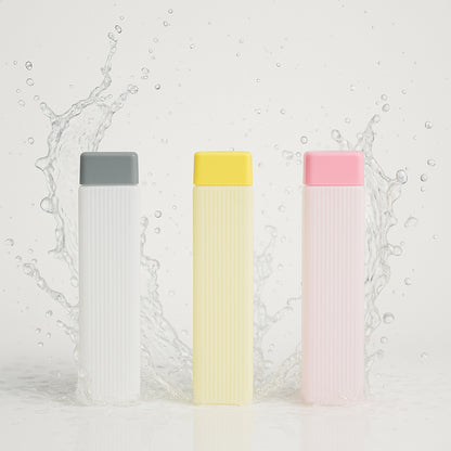 Six BPA plastic leakproof hydration water bottles by Wukusy, designed for home and kitchen use, with secure lids and durable construction.