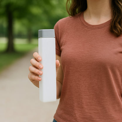 Six BPA plastic leakproof hydration water bottles from Wukusy, ideal for home and kitchen use, shown in the image.